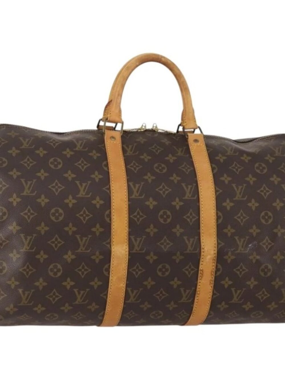 LOUIS VUITTON Monogram Keepall 50 Boston Bag M41426 LV - Picture 1 of 15
